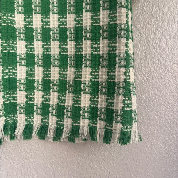 Tuckernuck Emerald Green Georgette Tweed Dress - Picture 10 of 11